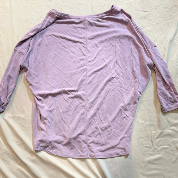 THREE Ophelia Roe Dolman Style 3/4 sleeve tops, SIZE SMALL, 1 black & 2 purple - Picture 3 of 13